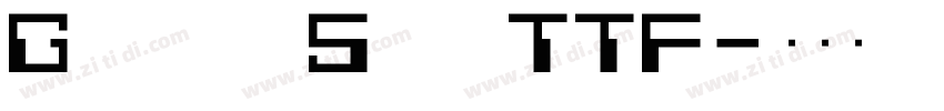 Gmarket Sans TTF字体转换